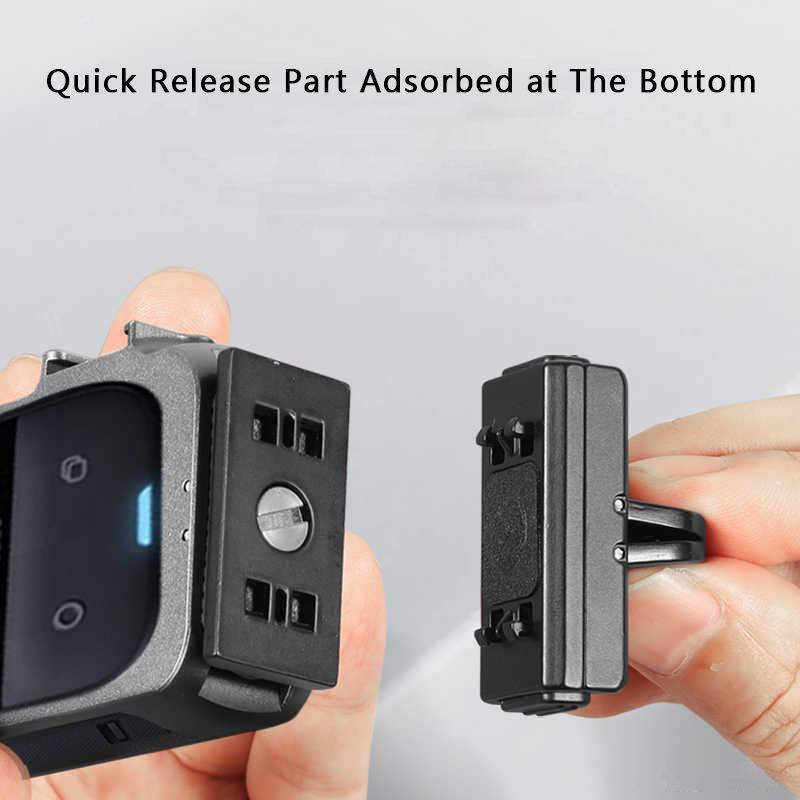 Алюминиевая защитная рамка для Insta360 X4 Металлический прочный корпус-клетка с креплением «холодный башмак» для аксессуаров камеры Insta 360 X4