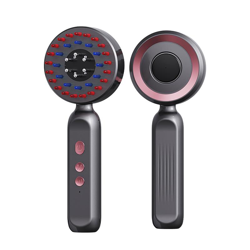 Scalp Essential Oil Massage Comb Electric Red and Blue Hair Care Hair Tonic Scalp Applicator ball hair Comb Hair Massager