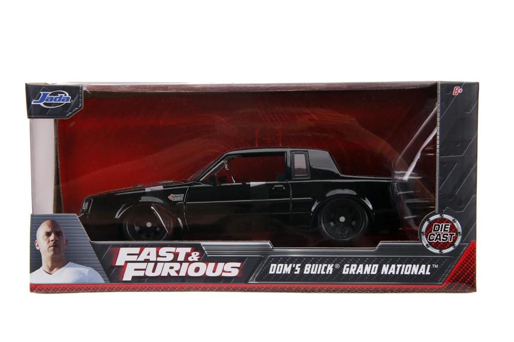 Kyosho Jada Toys Серия Форсаж Buick Grand National Черная Готовая модель JADA99539 & 1/24 F&F (Доминик)