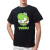 Товары персонажа Super Yoshi [Fineplus] Футболка, с коротким рукавом, Марио, принт, сувениры,