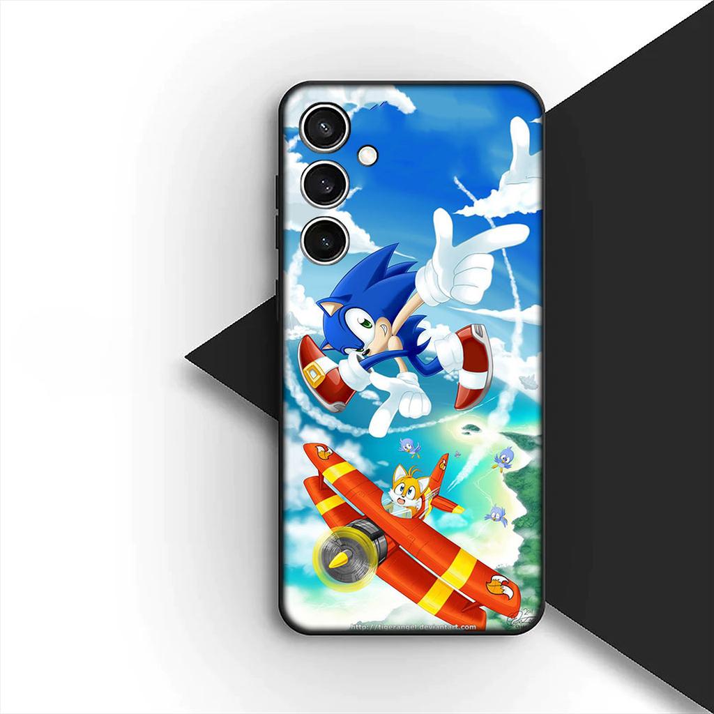 Cover for Samsung Galaxy S24 S25 S23 FE Ultra Plus S7 Edge S25+ S23+ A56 5G Casing Phone Case game S-Sonics Anime HedgehogS