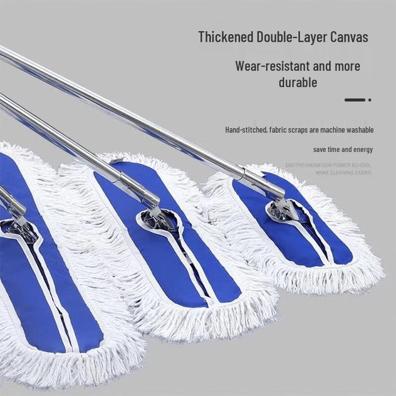 Stainless Steel Flat Dust Mop Set