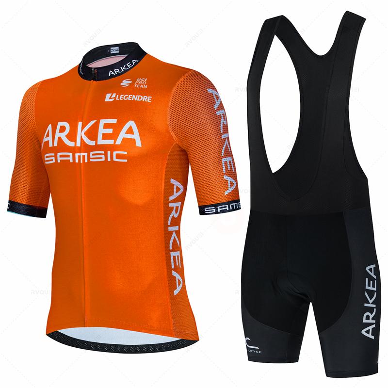 Дышащий летний велосипедный костюм Arkea-Pro Team для мужчин 2026 года, летняя велосипедная одежда, дышащая мужская одежда для МТБ, спортивный костюм