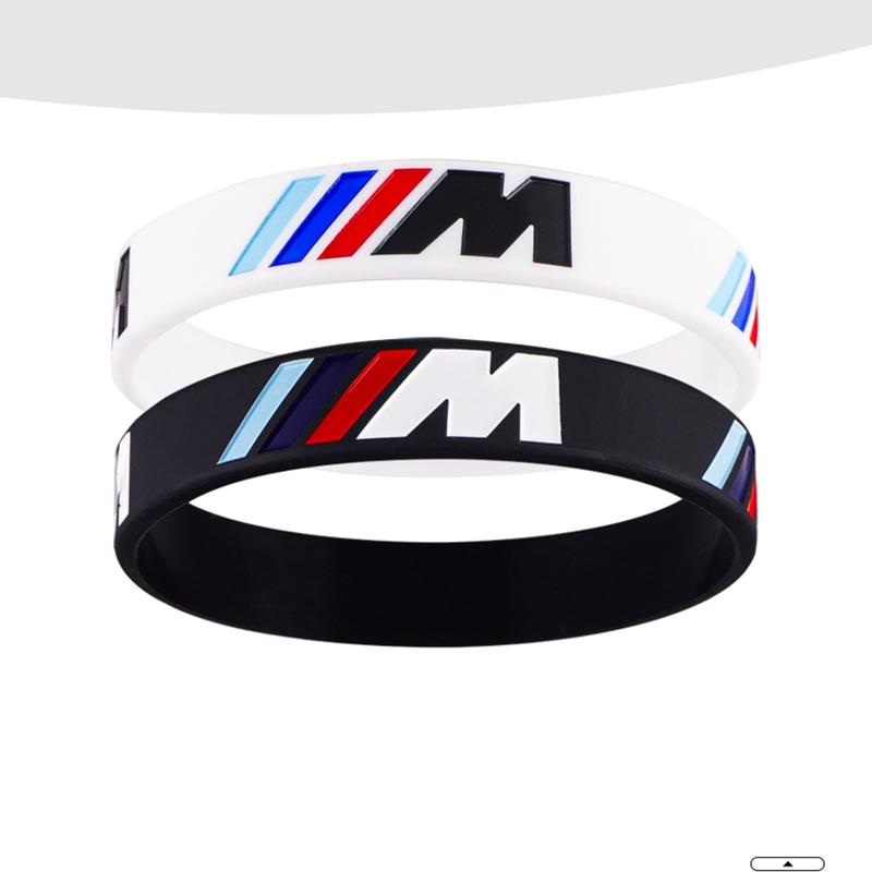 2025 Горячие Резиновые Эластичные Браслеты на Запястье Спортивный Браслет Декорация Для BMW M Power M3 M4 M5 G15 G16 G42 G30 G20 E39 E36 E87 E53 F44 F