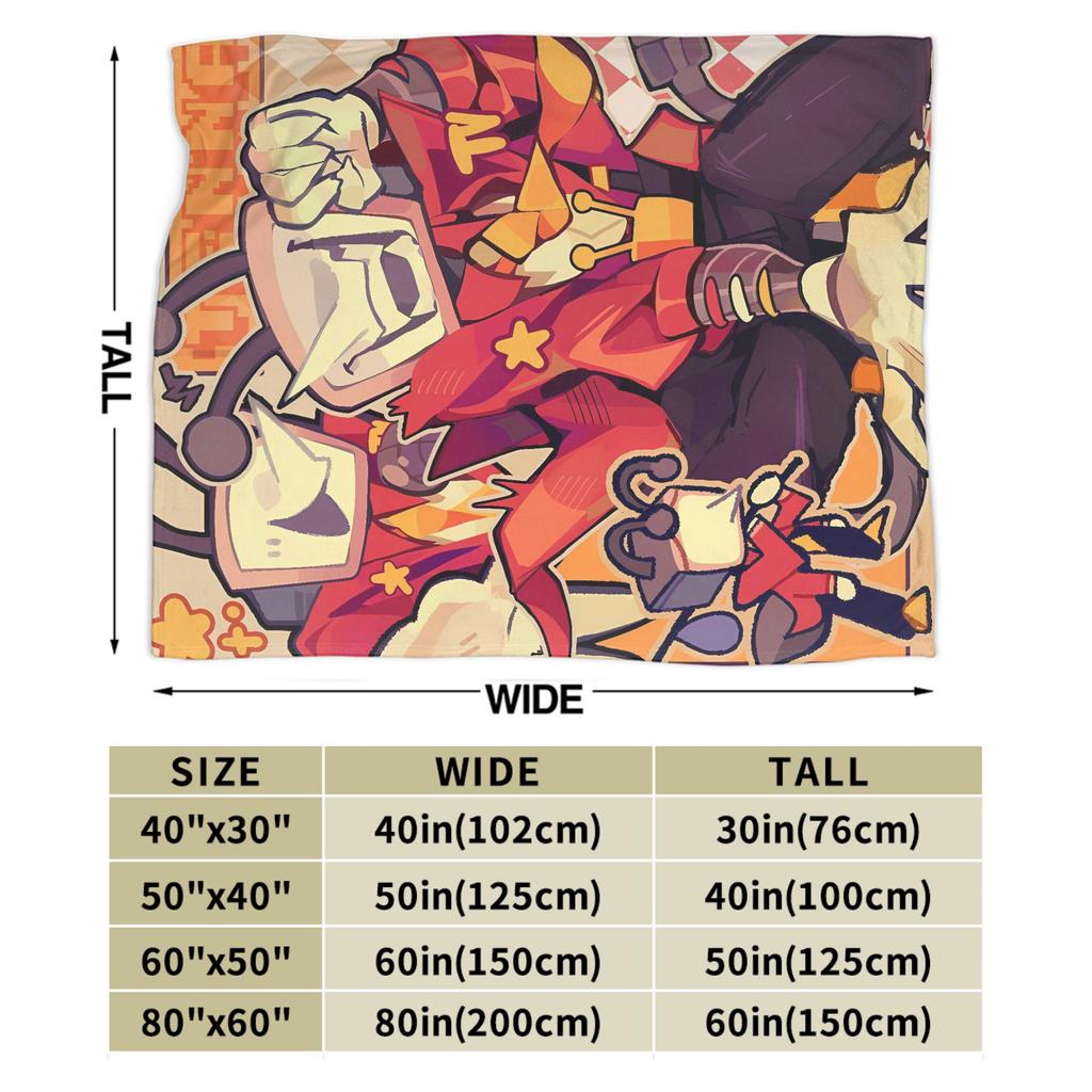 Deltarune Funny Tenna Blankets Airplane Travel Flannel Throw Blanket For Living Room Soft Custom DIY Bedspread Gift Idea