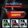 056 USB Rechargeable COB Bicycle Tail Light - High Brightness for Night Riding Safety