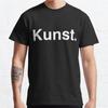 Men Fashion Casual Short Sleeves Kunst Black Tees Classic Oversized T-shirts