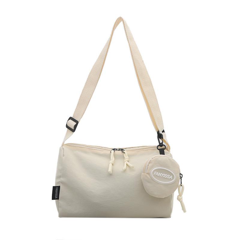 Simple Solid Color Large Capacity Lightweight Women Casual Crossbody Bag For Daily Use