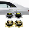 Metal Car Body Side Rear Tail Badge Sticker for Chevrolet Cruze Silverado Traverse Spark Equinox Sail Onix Malibu Captive Aveo