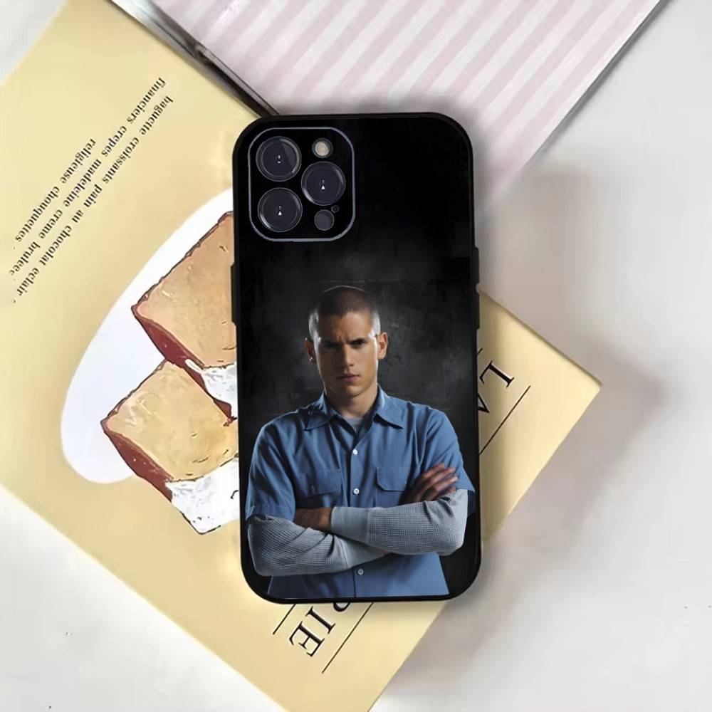 Чехол для телефона с изображением сериала «Побег» для iPhone 17, 16, 15, 14, 13, 12, 11 Plus, Pro Max, Мягкий черный чехол