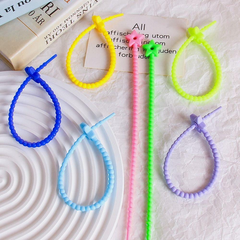 10 шт. Регулируемый брелок своими руками, силиконовый шнурок, ювелирный шнурок, подвеска для сумки, подарки, кабельная стяжка