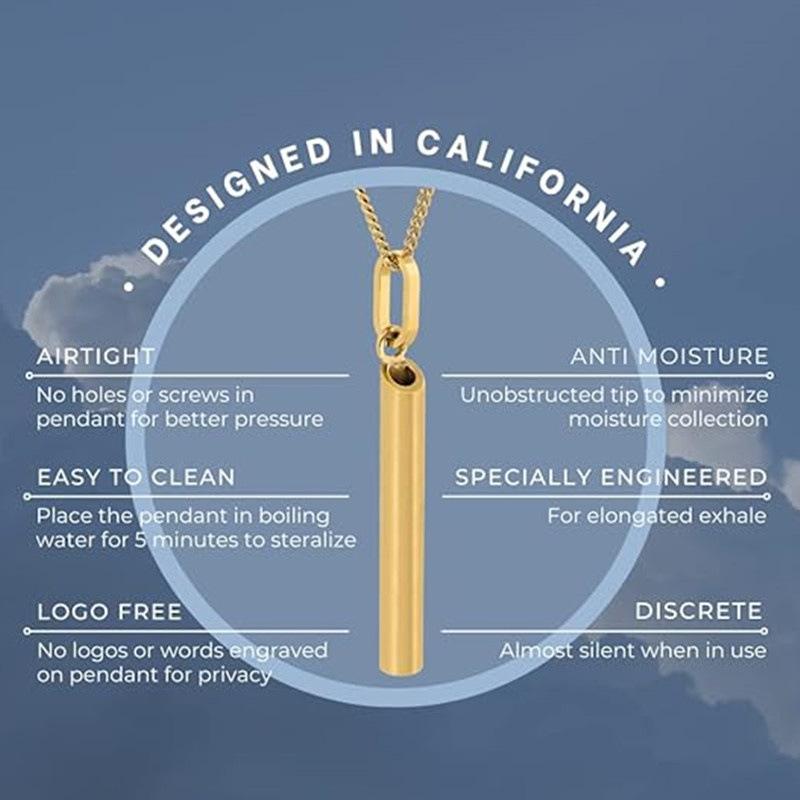 Подвеска из нержавеющей стали, ожерелье, бесшумная регулировка, трехмерные аксессуары из титановой стали