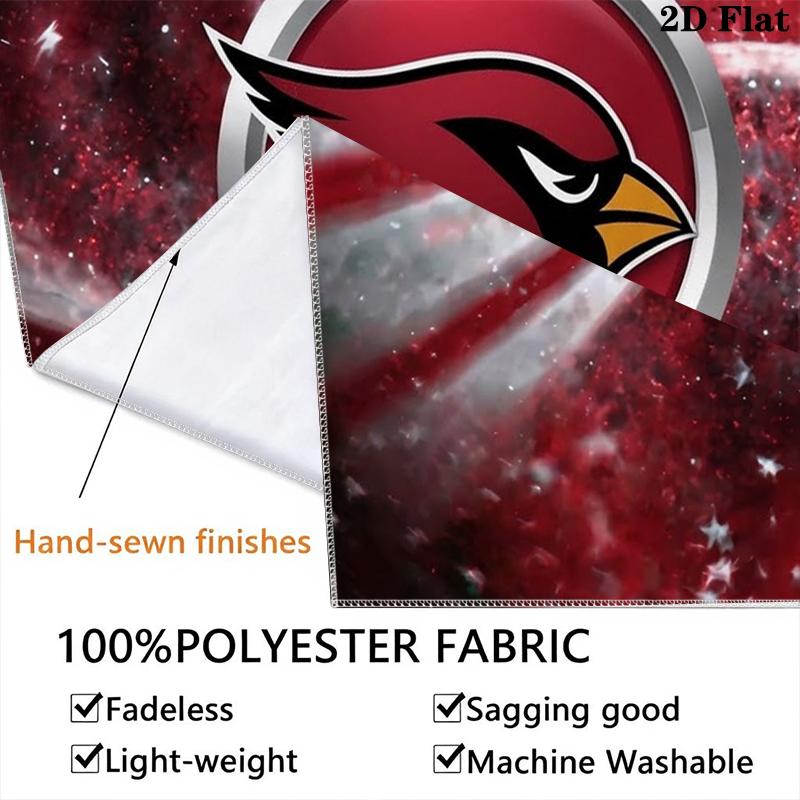Arizona Cardinals Wall Tapestry Aesthetic Wall Hanging Printed Fabric Blanket Decorative Tapestries for Bedroom Living Room Home Decor