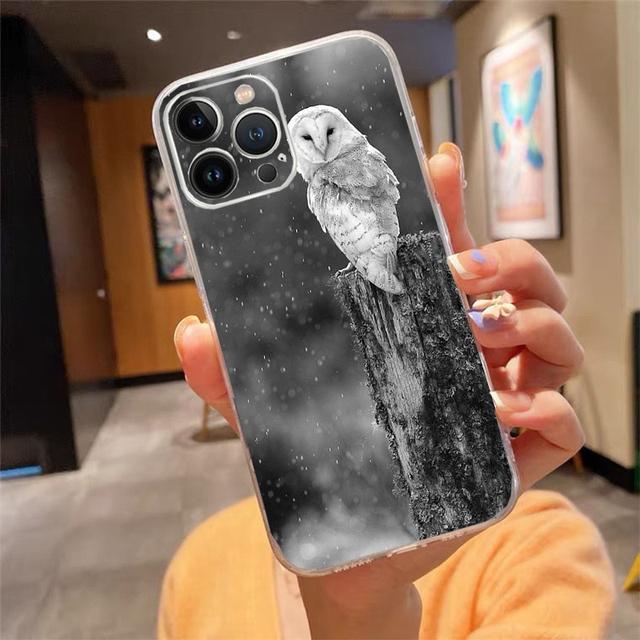 Phone Case For Iphone 14 13 12 11 Pro Max Xs Max Xr X 12mini 14 Plus Se Owl Case Funda Capa Cell