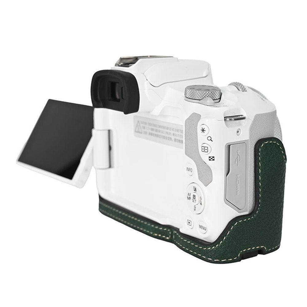 Получехол для камеры для Canon EOS R50V R50 R10 200D 200DII PowerShot V1 SX70HS Нижняя крышка с отверстием для батареи из ПУ кожи