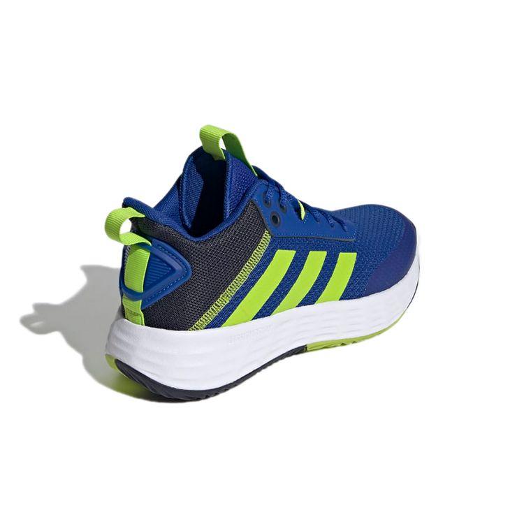 adidas Детские кроссовки Own The Game 2.0 J Royal Blue Semi Solar Slime Legend-Ink H01557