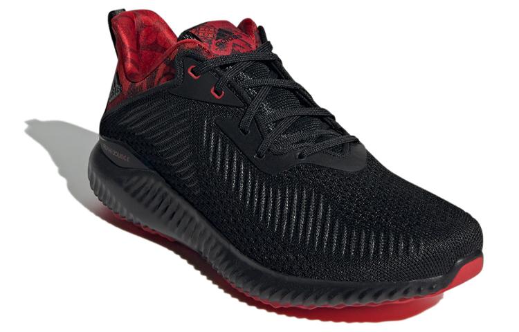 Adidas AlphaBounce Fabric Cushioning Slip-Resistant Abrasion-Resistant Breathable Lightweight Low-top Running Shoes GZ6079