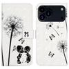 For iPhone 17 Pro Max Case 3D Creative Pattern PU Leather Stand Phone Cover