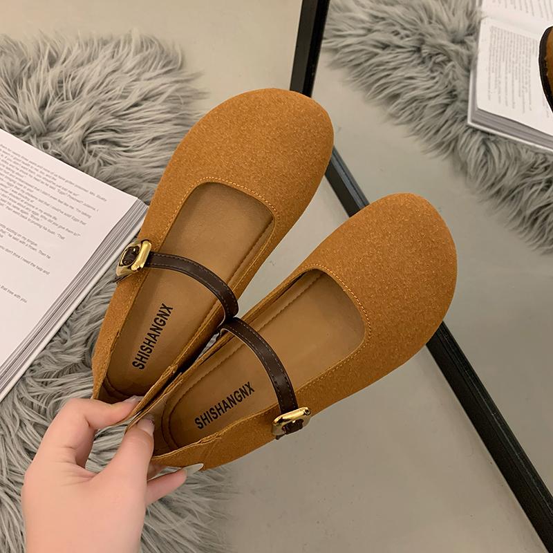 Мода 2024 Весна Осень Новые Брендовые Женские Туфли На Плоской Подошве Круглый Носок Неглубокие Слипоны Женские Повседневные Балетки Мягкие Кожаные Элегантные Балетки