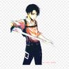 Levi Eren Yeager Clipart Patches For Clothes Large Anime Patches Heat Transfer Vinyl Sticker Iron On Transfers For Clothes