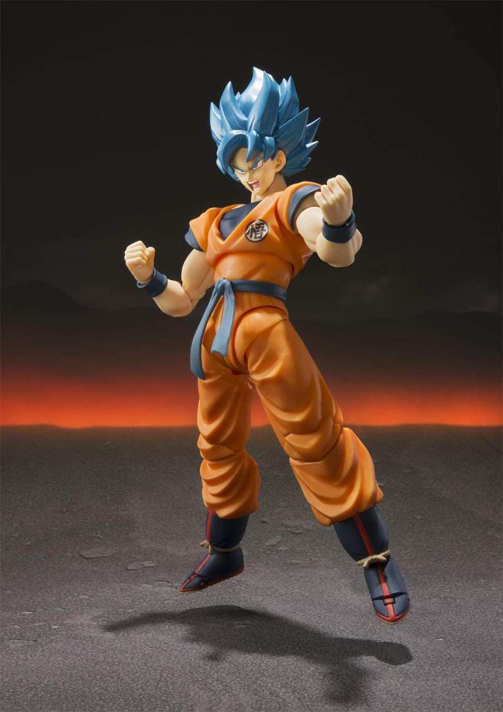 TAMASHII NATIONS TAMASHII NATIONS Dragon Ball Супер Сайян Бог Супер Сайян Сон Гоку 140 мм окрашенная подвижная фигурка SHFiguarts -Super- Приблизительно. АБС и ПВХ
