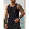 Майка бодибилдерская без рукавов для тренировок в зале
