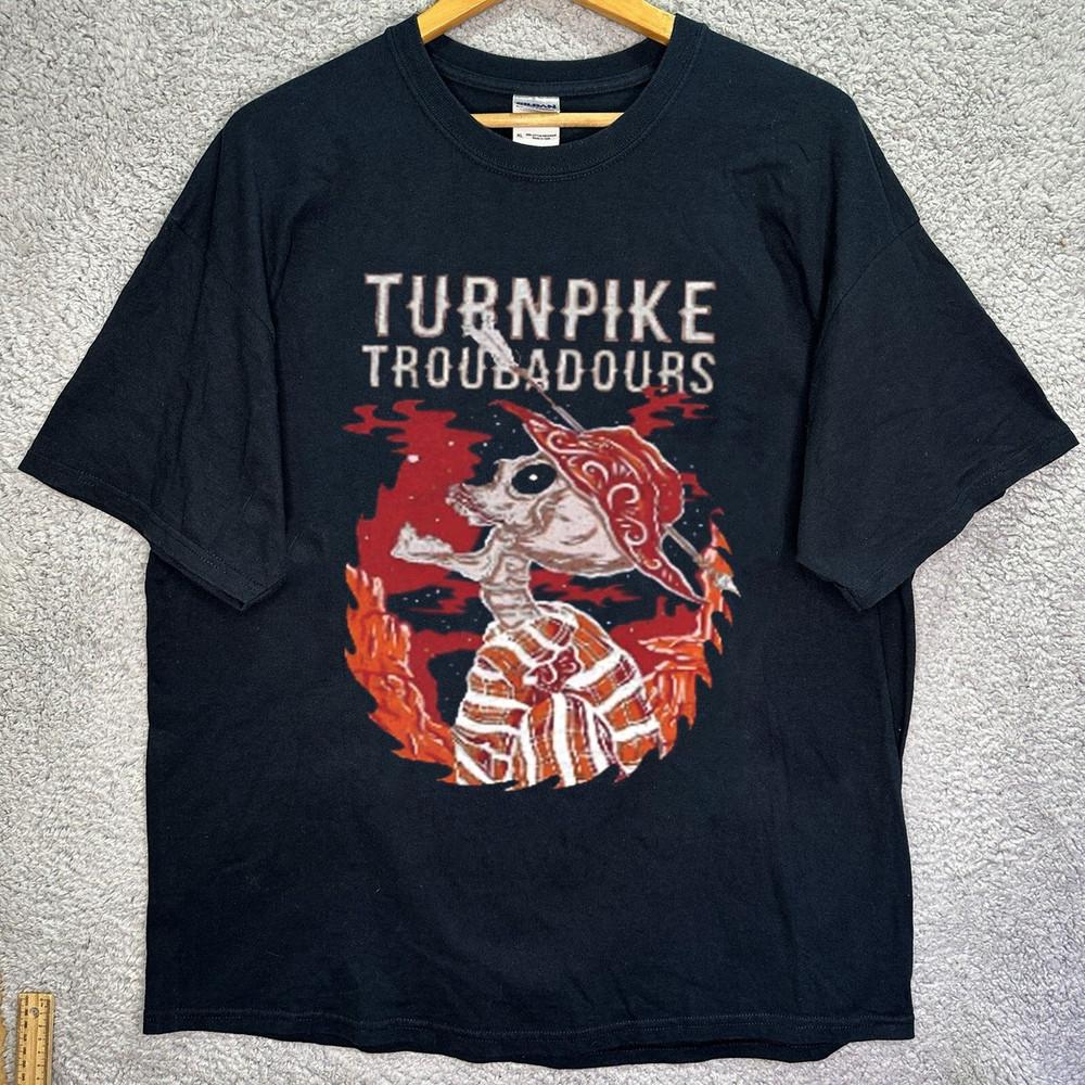 Collection Turnpike Troubadours Band Rock Music Black Shirt S to 5XL HM113 Unisex T-Shirt