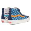 Vans Sk8 Retro Versatile High-Top Skate Shoes Blue Checkerboard Unisex Sneakers VN0A4BVBTPD1