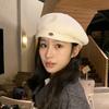 New Wool Painter Hat Women's Big Head Circumference Shows a Small Face, High-quality Fashion Versatile Beret