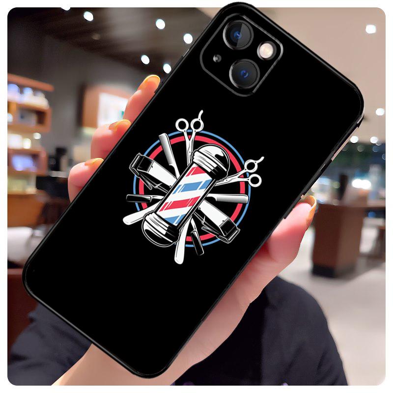 Кейс для инструментов парикмахера стилиста для iPhone 16 12 13 11 14 15 Pro Max Plus X XR XS 13 12 Mini Задняя крышка Capa