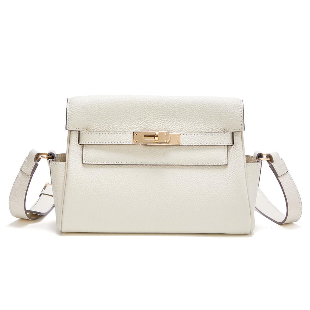 2025 New Togo Top Layer Cowhide Bag Stylish And Atmospheric Genuine Leather Mailman Bag Large Capacity Single Shoulder Diagonal Cross Bag