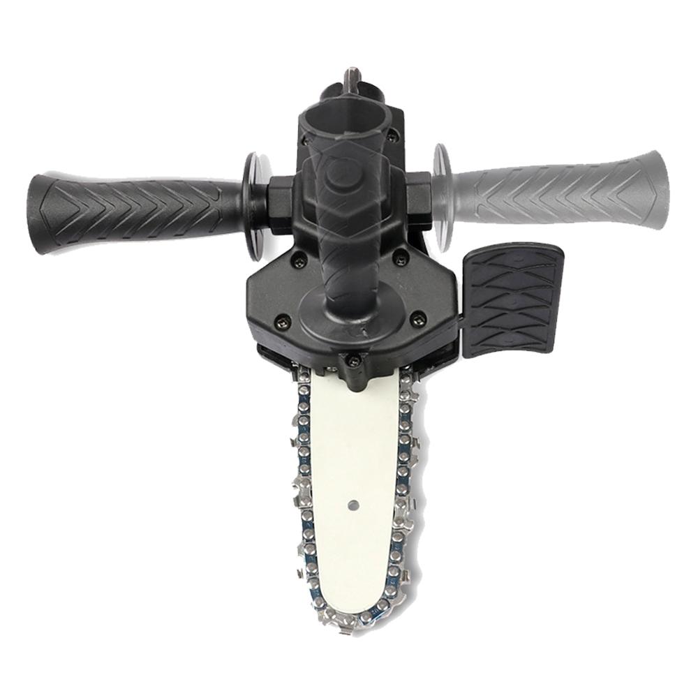 4/6-дюймовая бытовая мини-электродрель в электрическую пилу-конвертер, лесозаготовительная пила, садовая пила, электрическая цепная пила, инструмент для преобразования головки