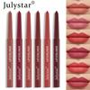 6 Color Waterproof Non -discolored Automatic Lip Line Pencil Matte Decorative Lip Pens