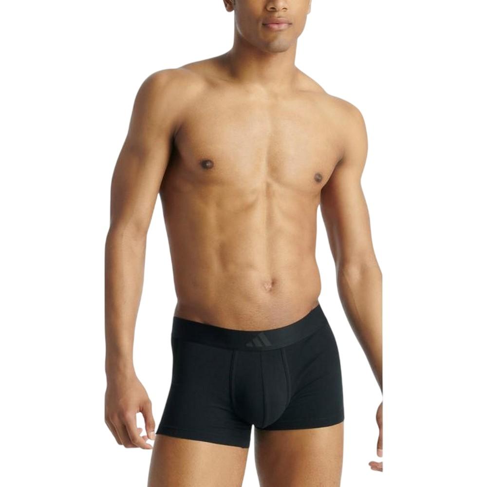 Adidas Mens Stripe Cotton Boxer Shorts (Pack of 2)