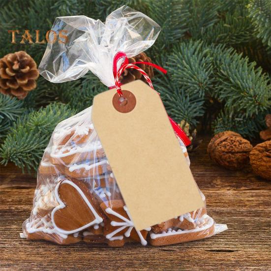 100 шт. бирки для доставки из крафт-бумаги с веревкой пустые картонные бирки с ценой распродажи имя подарочная бирка для ювелирных изделий инвентаризация одежды маркировка