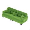 Dollhouse Couch Miniature Furniture Model with Pillow for Kids Play