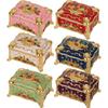 Mini Portable Jewelry Storage Box Enamel Zinc Zinc Alloy Dresser Display Ring Storage Jar  Wedding Gifts
