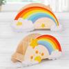 Lovely Wooden Rainbow Pen Container Multi-Compartment Pencil Case Desktop Stationery Organizer For School Office Gifts for Kids