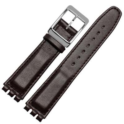 ZHUOLEI Часы Swatch Включают 3 пружинных штифта и ремешок с коробкой, 17 мм/19 мм, Коричневый, Штифты, Съемник,