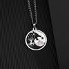 Ретро Поп Панк Пират Викинги Солнце Луна Голова Волка Ожерелье Кельтское Дерево Жизни Амулет На Удачу Подарок Подвеска