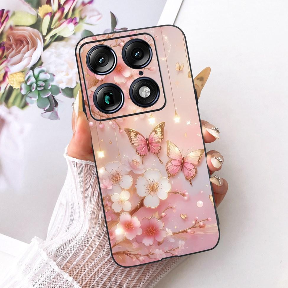 For Moto X70 Air Pro Case Cover Fashion Butterfly Cute Cat Cool Painted Soft Phone Casing For Motorola Moto X70 Air Pro