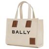 Bally Логотип Микро Марк Тканевая Сумка-тоут Сумка для покупок На плечо Через плечо Сумка-клатч Средняя Женская Сумка-тоут Натуральный 6310434