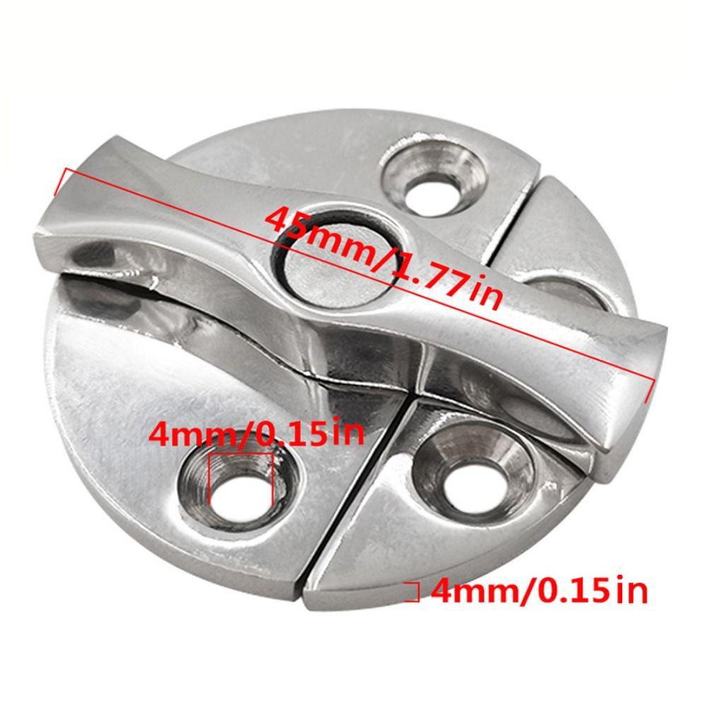 Прочная нержавеющая сталь Петля Коррозионно-стойкая Круглая Литая Петля Защелка Замок Двери