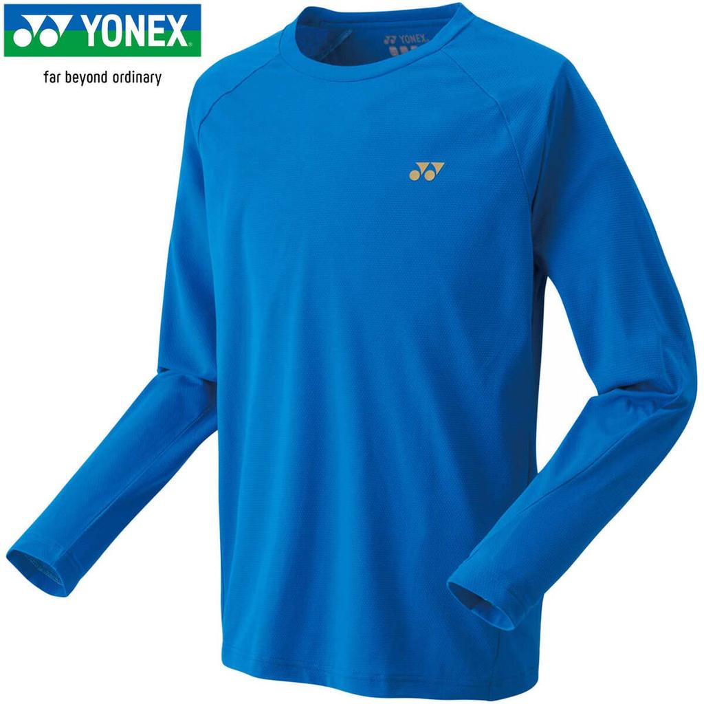 Футболка с длинным рукавом, цвет Ocean Blue M [Yonex] (Подходящий стиль) (489)