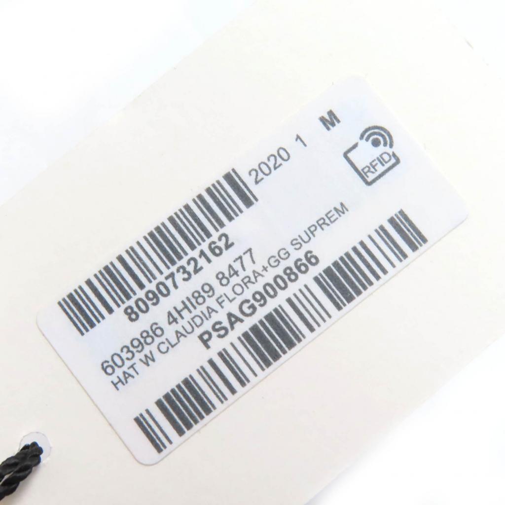 Pristine GUCCI cap GG Supreme Flora floral baseball cap Beige multicolor 603986 Used