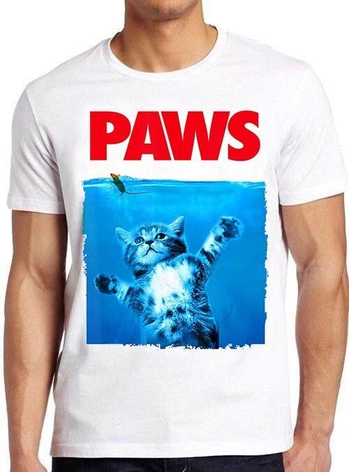 Paws Cat and Mouse Top Cute Funny Cat Lover Movie Funny Gift Tee T Shirt C1138