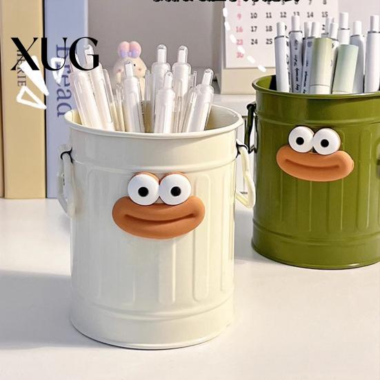 Pen Holder for Desk Cartoon Large Capacity Storage Organizer Pens Pencils Markers Crayons Container Home Office Eco-friendly