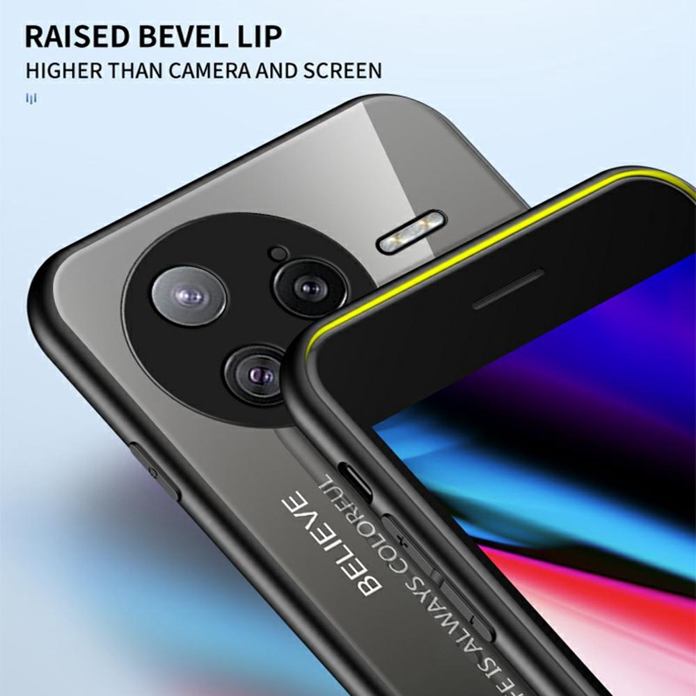 For Xiaomi Poco F7 Ultra 5G/Redmi K80 Pro 5G Case Anti-Scratch Tempered Glass+PC+TPU Phone Cover