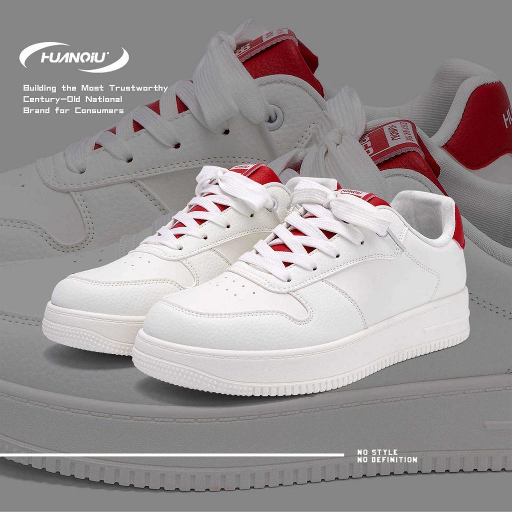 Global Popular Heightening Board Shoes 2025 Spring New Versatile Trend Sports Shoes Design Sense Thick-soled White Shoes