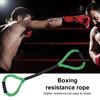 Elastic 8figure Exercise Soft Band For Men Women Boxing Resistance Band For Arm Back Shoulder Foot Leg Yoga Gym Fitness Pulling Rope For